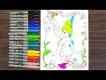 TINKER BELL Coloring Pages Disney fairy from Peter Pan