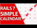 Create A Simple Calendar In Ruby On Rails 7