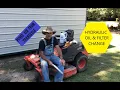 HOW TO CHANGE HYDRAULIC OIL FILTERS ON A BAD BOY ZT ELITE ZERO TURN MOWER HOW TO PURGE TRANSAXLE