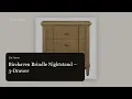 Birchaven Brindle Nightstand - 3-Drawer Zin Home