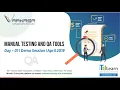Manual Testing and QA Tools Day 01 Demo Session - April 2019