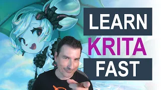 Learn KRITA FASTER in 2026 Basic Operations and Tricks PART 1