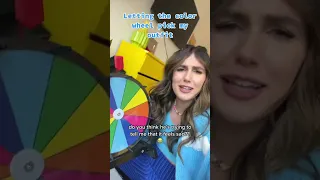 Color Wheel Chooses My Outfit Colorful Outfit Styling Tips