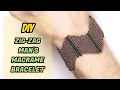 Make a Cool Zig-Zag Men s Macrame Bracelet - Step-by-Step Tutorial