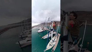 Et vous, vous seriez capables de monter là-haut ? ⛵️