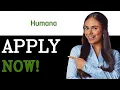 How To Apply For A Job At Humana 2025