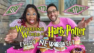 Trying EVERY New Harry Potter Honeydukes Sweet 🍭 Wizarding World Universal Studios Orlando