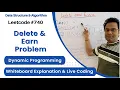Delete And Earn Problem WhiteBoard Explanation Leetcode 740 Dynamic Programming