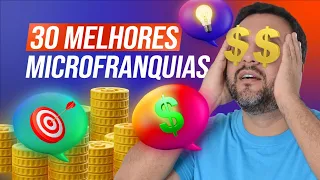 30 FRANQUIAS MUITO BARATAS PARA INVESTIR EM 2025 😱 [ Microfranquias Lucrativas de Sucesso ]
