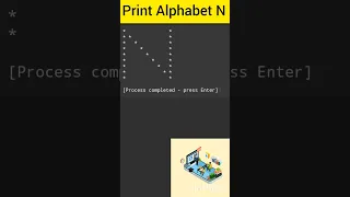 Write a Program to Print Pattern Alphabet N in C