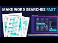 Word Search Puzzle Generator Print-Ready Puzzles