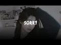 Lagu sorry — justin bieber (slowed + reverb)