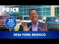 2026 Ford Bronco at Price Ford of Turlock Off-Road SUV with Open-Air Freedom