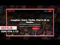 How to Make Responsive Netflix Website Clone Using HTML CSS Netflix Clone Using HTML CSS