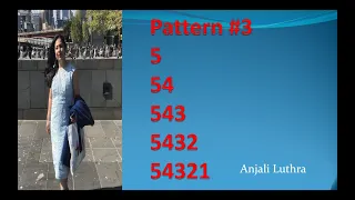 Python Pattern Printing Number Pyramids in Python Nested Loops XI C S