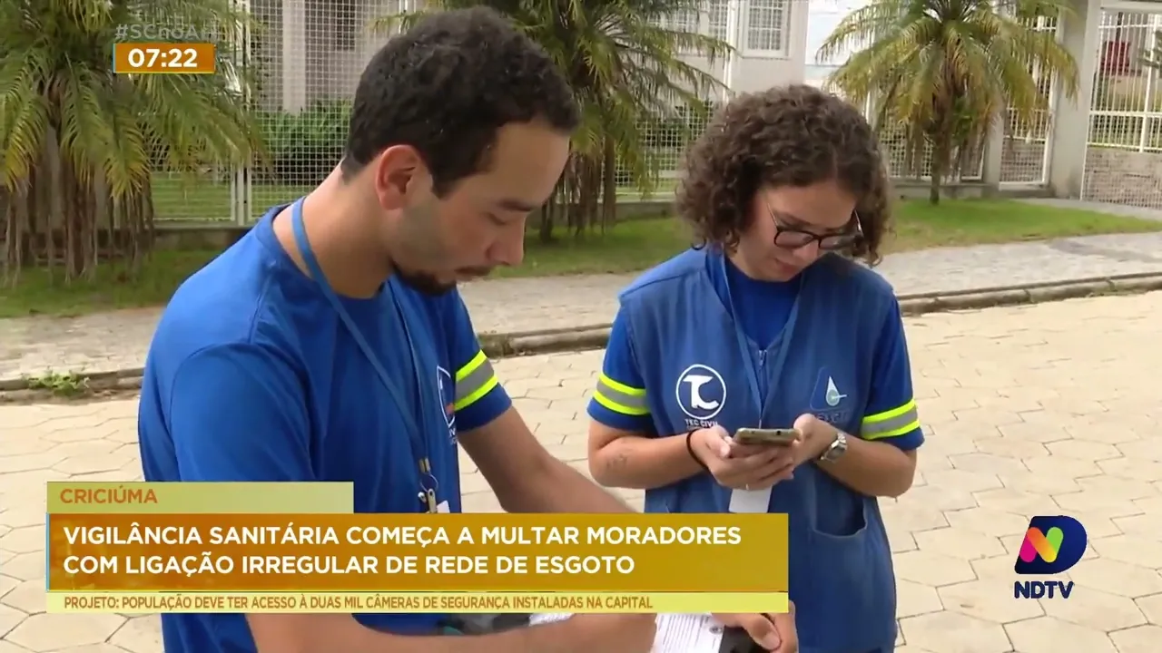 Imóveis de Criciúma com ligação irregular à rede de esgoto começam a ser multados