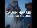 Feel So Close (Radio Edit) - Calvin Harris