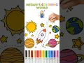 Outer Space - Coloring Drawing