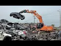 Amazing Korean Junkyard Massive Scrap Car Process