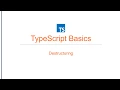 TypeScript Basics 25 Destructuring