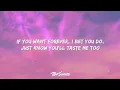 Sabrina Carpenter - Taste (Lyrics) "i heard you're back together"