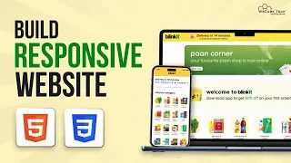 Build and Deploy a Fully Responsive Website in HTML CSS Blinkit Clone Project