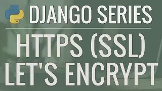 Python Django Tutorial How to enable HTTPS with a free Certificate using Let s Encrypt