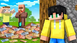 Villagers are HIDING Treasure From Dave In Minecraft