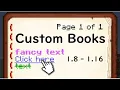 How To Make Custom Books Minecraft 1 16
