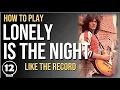Download Lagu Lonely is the Night - Billy Squier | Guitar Lesson