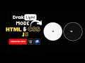 Dark-Light Mode Toggle Button Using HTML CSS and JavaScript Just Code Modern Design