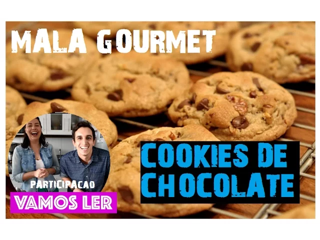 COOKIES AMERICANOS DE CHOCOLATE (FEAT MARIA ANGÉLICA VAMOS LER) MALA GOURMET RECEITAS
