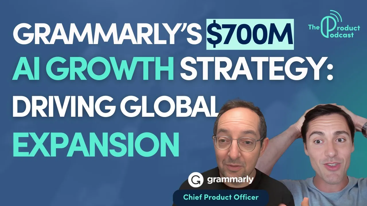 Grammarly CPO on Product Expansion through Acquisitions - YouTube thumbnail