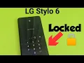 LG Stylo 6 reset forgot password pin lock bypass screen lock hard reset