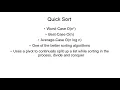 Software Engineering Algorithms - Sorting part 1