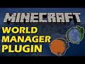 GUI World Creation in Minecraft with World Manager Plugin