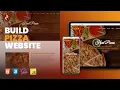 Create a Pizza Website Responsive HTML CSS Java Script