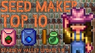 Profiting from Seed Makers Ranking the Top Seed Crops to Make Money in Stardew Valley - Update 1 6