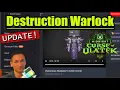 Destruction Warlock 12 1 UPDATE NEW META