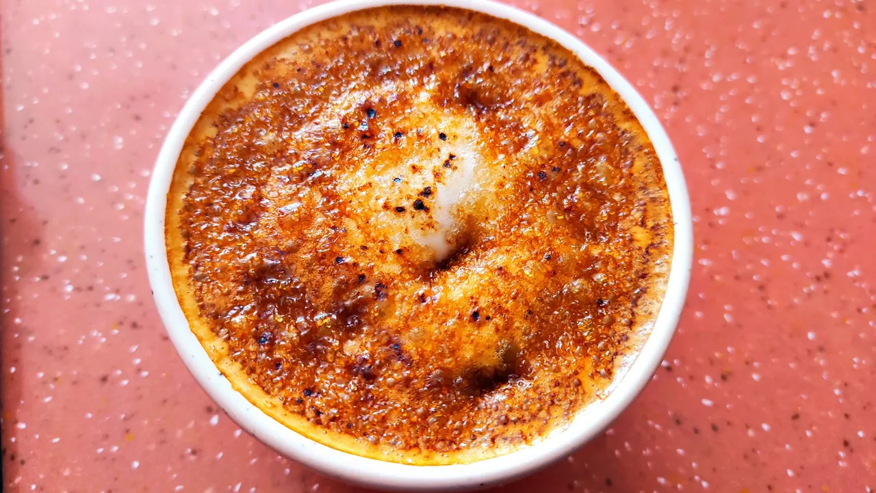 HOW TO MAKE CAPPUCCINO CREME BRULEE AT GLOW CAFE DUBAI HOW TO MAKE CAPPUCCINO CREME BRULEE AT GLOW CAFE DUBAI