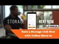 Rent Storage Units with our New Online Move-In Service