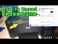 How to reset EPSON L3110 Reset waste ink pad