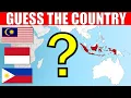Guess The Asian Countries On The Map Geography Quiz Challenge