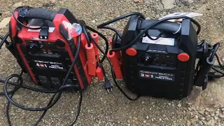 COMPARING the 4 in 1 Vs the 3 in 1 PORTABLE power pack with jump starter harbor freight centech