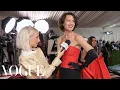 Shalom Harlow on Her 14-Foot Long Met Dress Met Gala 2022 With Emma Chamberlain Vogue