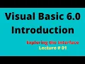 Lecture 01 Visual Basic 6 0 Basics