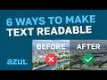 CSS - 6 Ways to Deal with Text Over Images