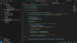 ALGORITMO SJF en JAVA shortest job firts Fernandez Ramiro Agustin
