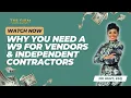 Why You Need A W9 For Vendors Independent Contractors