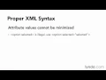 11 Proper XML syntax